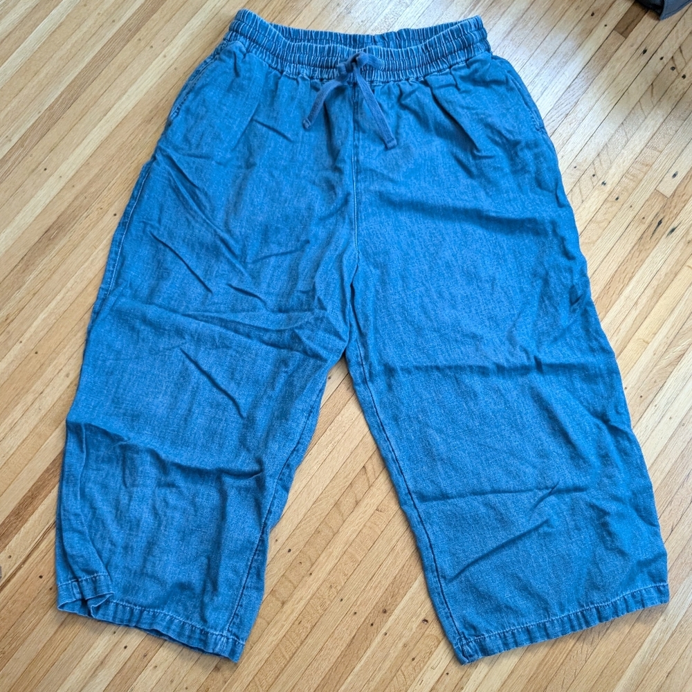 Lucy and Yak Denim Chuck Trousers Midwash Blue Medium